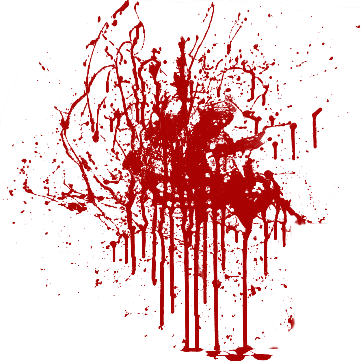 Blood Paint Splatter