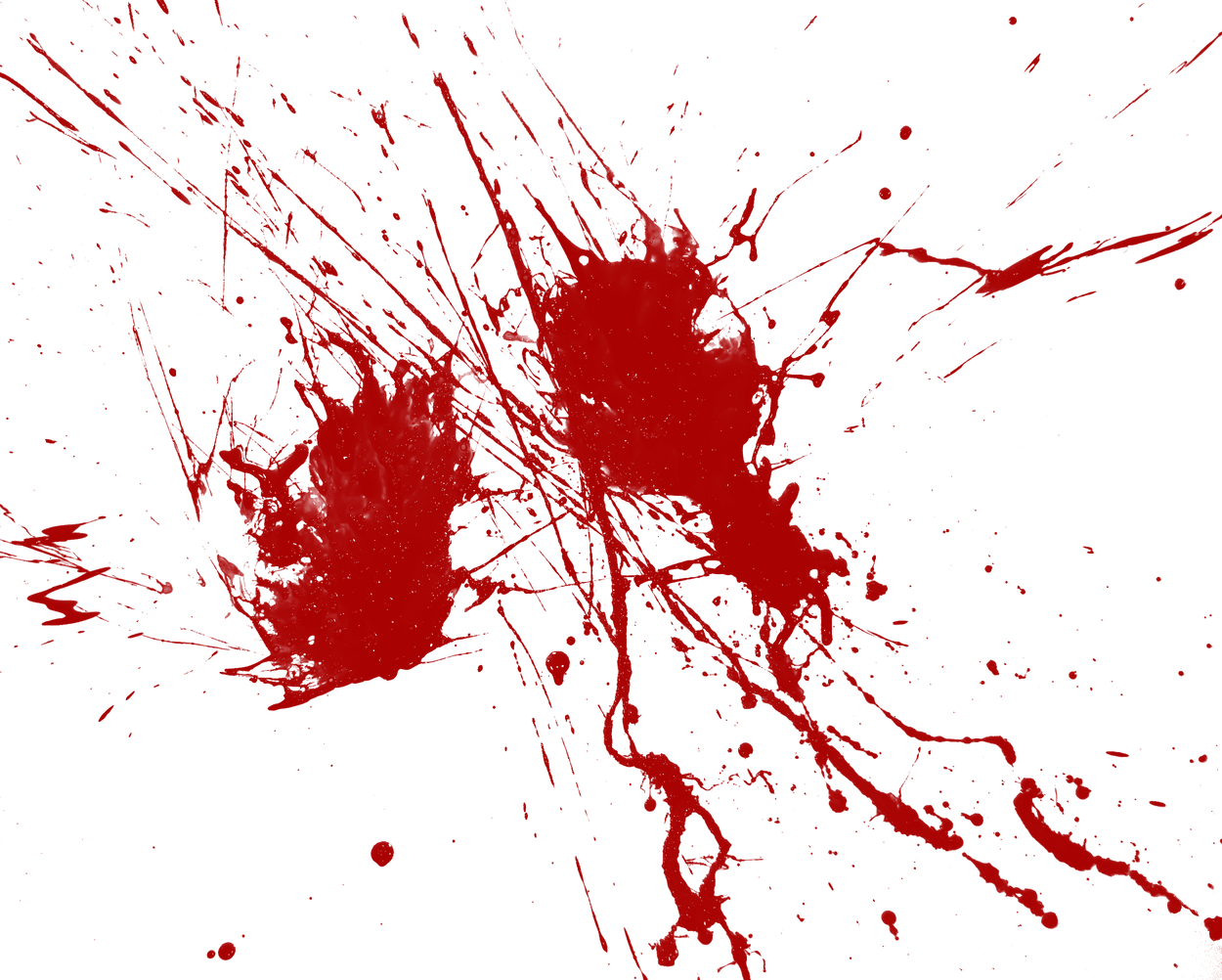 Blood Paint Splatter